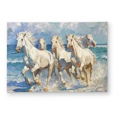 Begin Home Decor CODM1724LMAOZE 17 x 24 in. Spatter Blue Indoor  Outdoor Doo...