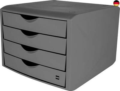 helit H6429582 - Schubladenbox  the green chameleon  aus Recycling-Kunststoff Bl
