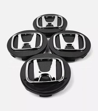 Black Fit For Honda 20062021 Civic Set Of 4pcs Wheel Center Caps 69mm Emblem Black Fit For Honda 20062021 Civic Set Of 4pcs Wheel Center Caps 69mm Emblem