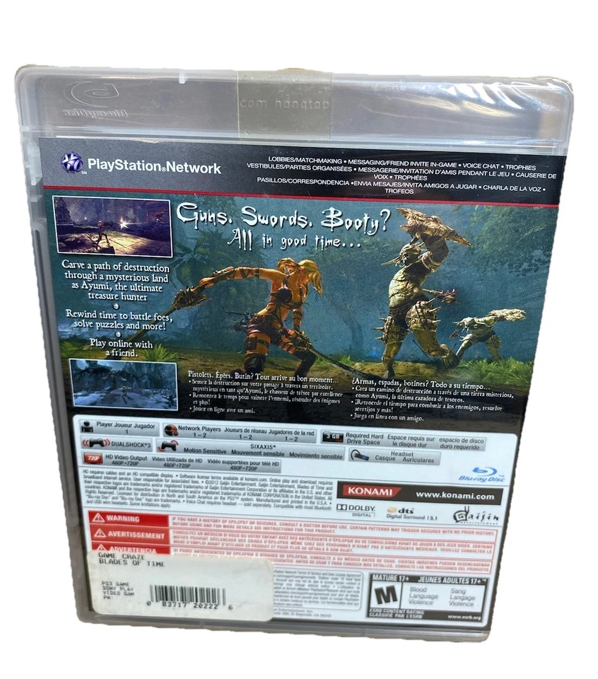 Blades of Time Sony PlayStation 3 PS3 Konami Sealed BRAND New Authentic - Image 2 of 4