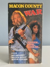 Macon County War 1991 VHS Dan Haggerty, Malinda Bryant, Benton Jennings