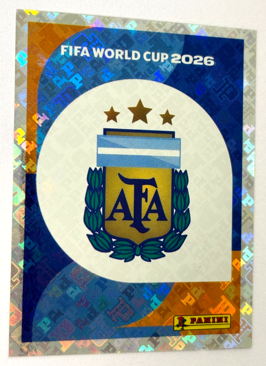 2026 FIFA WC USA Panini Sticker #729 ARG 1 ARGENTINA SHIELD Brazil