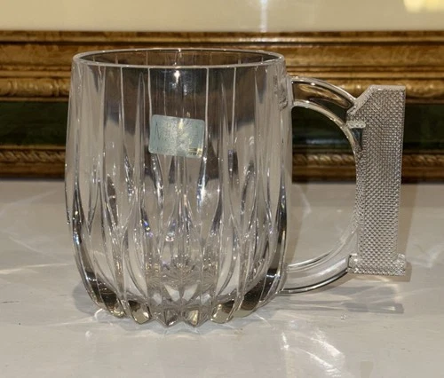 Mikasa Crystal Mug Park Lane With One Handle- Nice