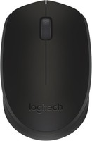 Logitech M170 Wireless Mouse, 2.4 GHz with USB Nano Receiver, Black