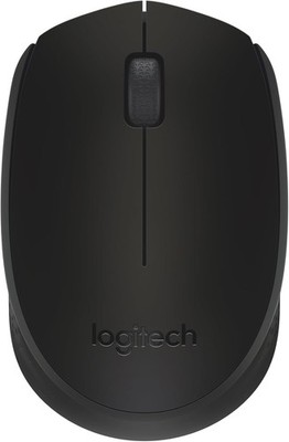 Logitech M170 Kabellose Maus, 2,4 GHz mit USB-Nano-Empfänger, Schwarz