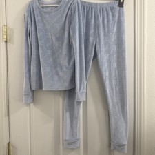 Juicy Couture Size 12 Pajamas Kids Girls Baby Blue
