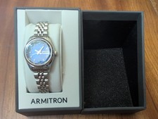 New Armitron Women's Genuine Crystal Accented Bracelet Watch 75/2475