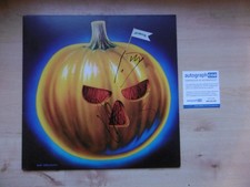 Helloween Hansen Weikath Grosskopf autographs signed LP cover vinyl Judas ACOA