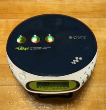 Sony Psyc Walkman D-EJ360 CD Player Portable Blue Color - Tested Working