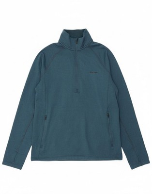 Rohan Herren Zip Neck Sweatshirt Pullover Small Blau Polyester DJ08
