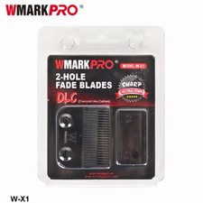 Wmark Pro Replaceable Clipper 2-Hole Fade Blades DLC