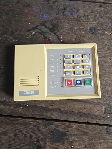 Moose 6 Zone Security Control Keypad Model Z900R Home Security System