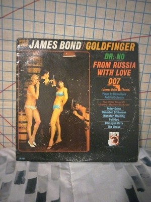 James Bond Goldfinger Vinyl LP Metro Records VG+