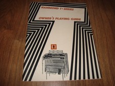 Vintage 1967 Hammond T-Series Owner's Playing Guide