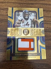 2023 Panini Gold Standard - Gold Gear Courtland Sutton #GG-CS Sapphire /10 (MEM)