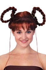 Brand New Oktoberfest Auburn Braided German Heidi Wig