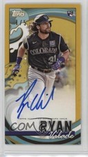 2022 Topps Rip Mini Auto Gold 1/5 Ryan Vilade #TRA-RV Auto 17fn