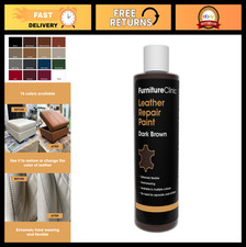 Leather Repair Paint Kit - 2-in-1 Seal Color for Scratches, Tears, Holes - Dar