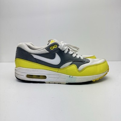 Nike Air Max 1 Essential Cool Grey Yellow 537383-111 Herren UK 7