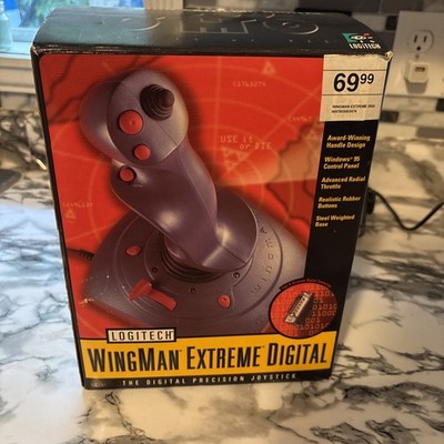 Logitech WingMan Extreme Digital Joystick PC Windows 95 15 Pin MINT like new