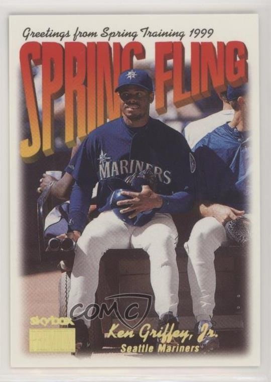 1999 Skybox Premium Spring Fling Ken Griffey Jr #287 HOF 0m9o