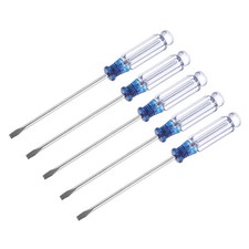 5Pcs 3.0mm Mini Slotted Screwdriver 127mm Len...
