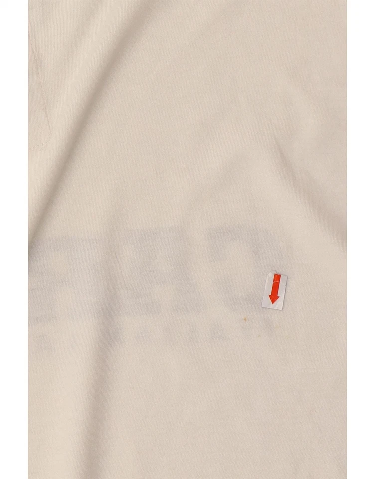 Camiseta Top CARRERA Hombre Gráfico XL Blanco Algodón AI04 Foto 3 de 4