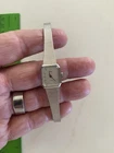 Vintage Timex Ladies Cocktail Watch Silver Dial Mesh Bracelet Working Great