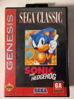 Sonic The Hedgehog SEGA Genesis Video Game Classic Platformer Action CIB