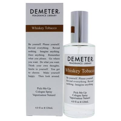 Demeter Whiskey Tobacco by Demeter Cologne Spray 4 oz for Men