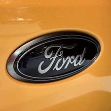 Ford Racing Tailgate Emblem Oval Smoked Chrome Bronco 21-26 Ford Racing Tailgate Emblem Oval Smoked Chrome Bronco 21-26