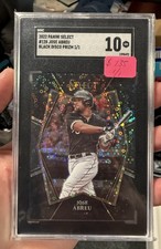 2022 Panini Select Jose Abreu Black Disco Prizm 1/1 SGC 10 #128