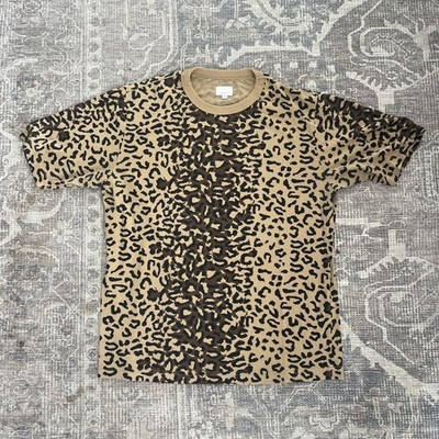 Supreme Leopard T Shirt Large L SS10 Rare | eBay