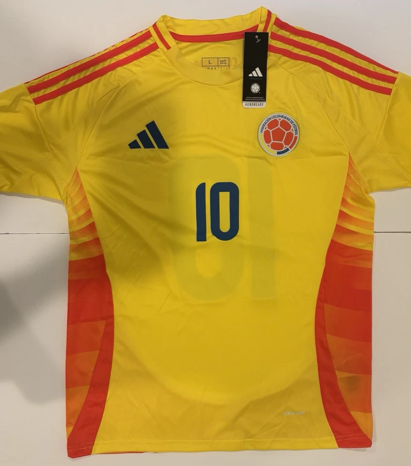 Leicy Santos Columbia Jersey Yellow Orange #10 Sz L Washington Spirit - Image 2 of 4