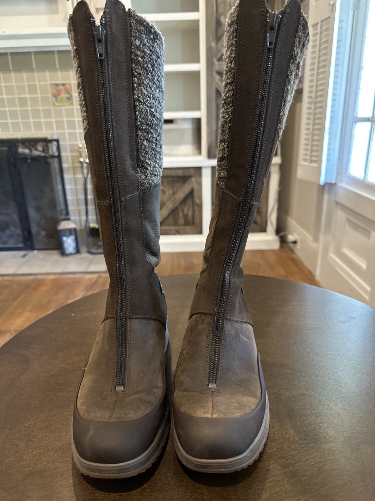 Stivali alti impermeabili Merrell donna Eventyr cuff terra scura misura 8 5 *Leggi*