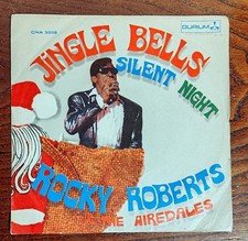 SILENT NIGHT ROCKY ROBERTS e THE AIREDALES  7" JINGLE BELLS ITALY 1967
