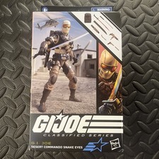 Hasbro GI Joe Classified Series 92 Desert Commando Snake Eyes Figure  New Sealed