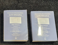 (QTY 2) Thomson Reuters Louisiana Civil Code ...