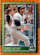2025 Donruss #75 Reggie Jackson Optic Orange Velocity
