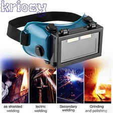 AUTO DARKENING LCD WELDING GOGGLES GLASSES MASK EYE SAFETY GRINDING SOLAR POWER