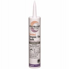 Polyblend Ceramic Tile Caulk, Sanded, Bright White, 10.5 oz. - PC38110S-6