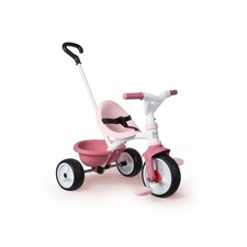 Smoby 740332 Be Move Kinderdreirad Schubstange Sicherheitsgurt Metallrahmen Rosa
