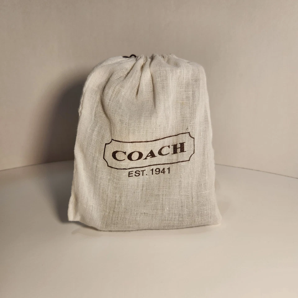 Coach Turn-lock Tan Gold Metallic Patent Leather Wallet - Pink inside - Image 2 of 4