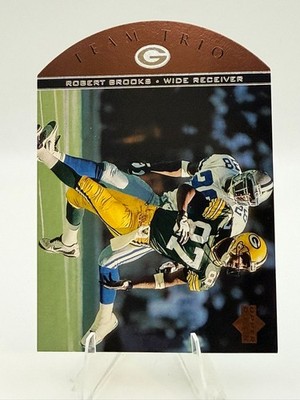 1996 Upper Deck Football - Team Trio Robert Brooks #TT80 - Green Bay Packers