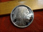 Buffalo Indian Head Sunshine Mint 1 Oz 0.999 Fine Silver Round - No Reserve