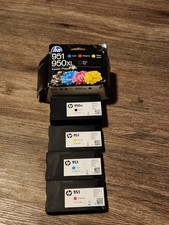 Genuine HP 962XL Black  962 Color Ink Cartridges 4-Pack EXP 12/2028 Open Box
