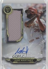2019 Topps Triple Threads Single Jumbo Relics 72/99 Jose Martinez Auto 0t2