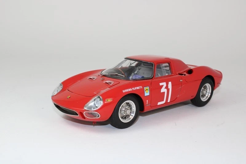 CMC Ferrari 250 LM #31 Nino Vaccarella winner Monza Intereuropa 1964 1/18 M-268 - Immagine 3 di 4