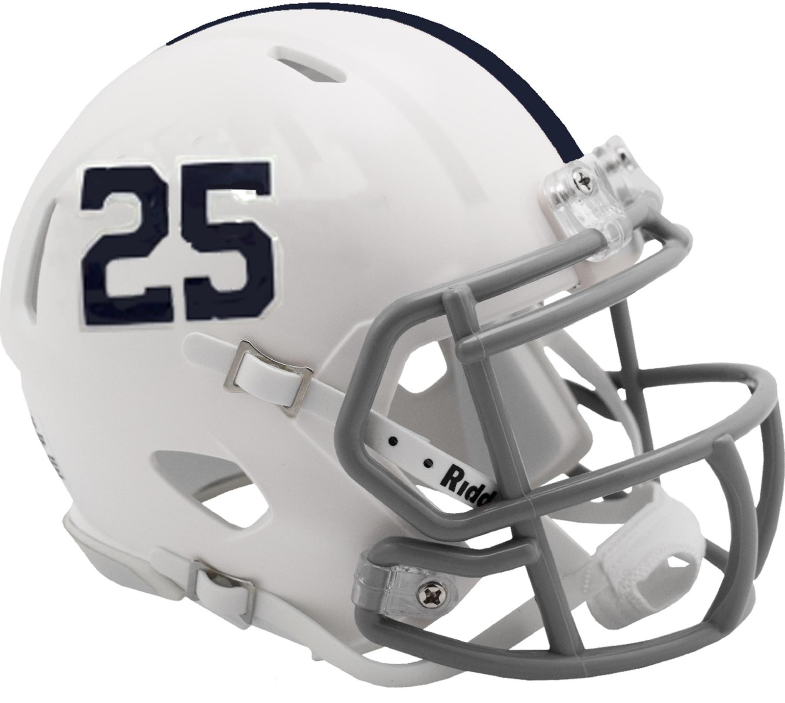 Penn State Riddell White #25 Speed Replica Mini Helmet