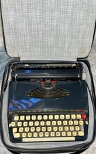 Remington Model 333 Sperry Rand Vintage Portable Typewriter,  Case, Preowned thumbnail